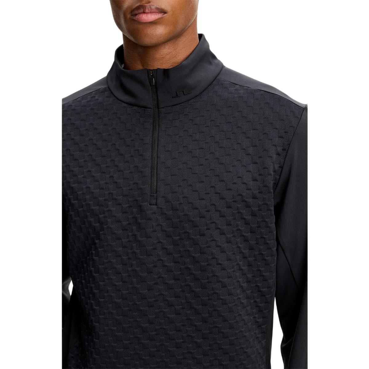 J.LINDEBERG Lassy Half Zip Golftrøje Herre Black
