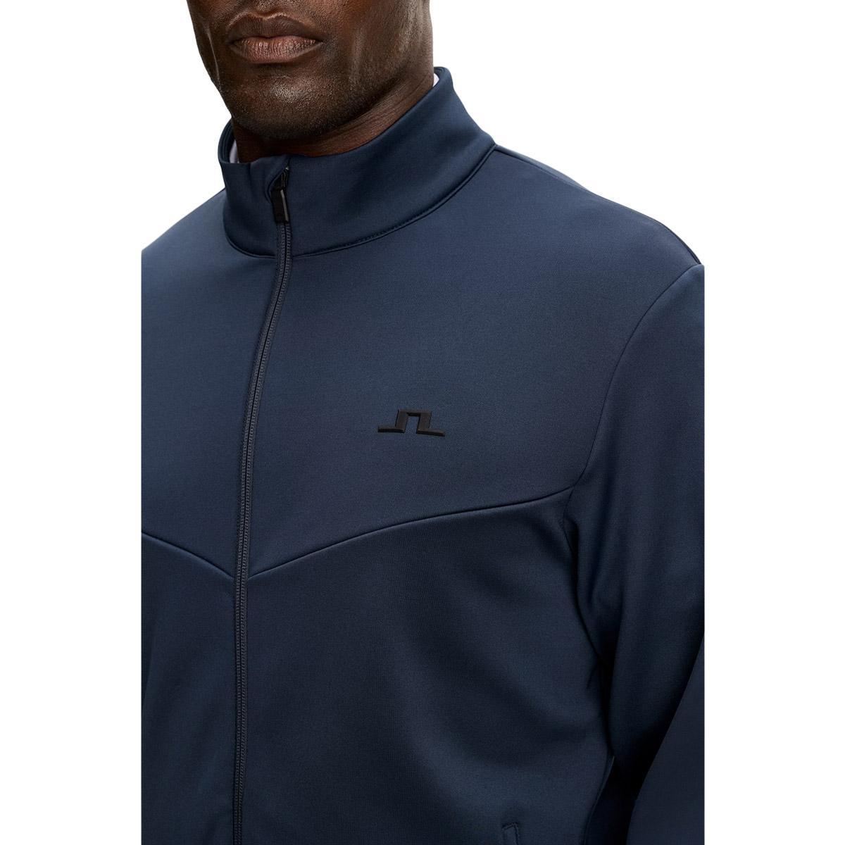 J.LINDEBERG Maclean Full Zip Midlayer Trøje Herre JL Navy