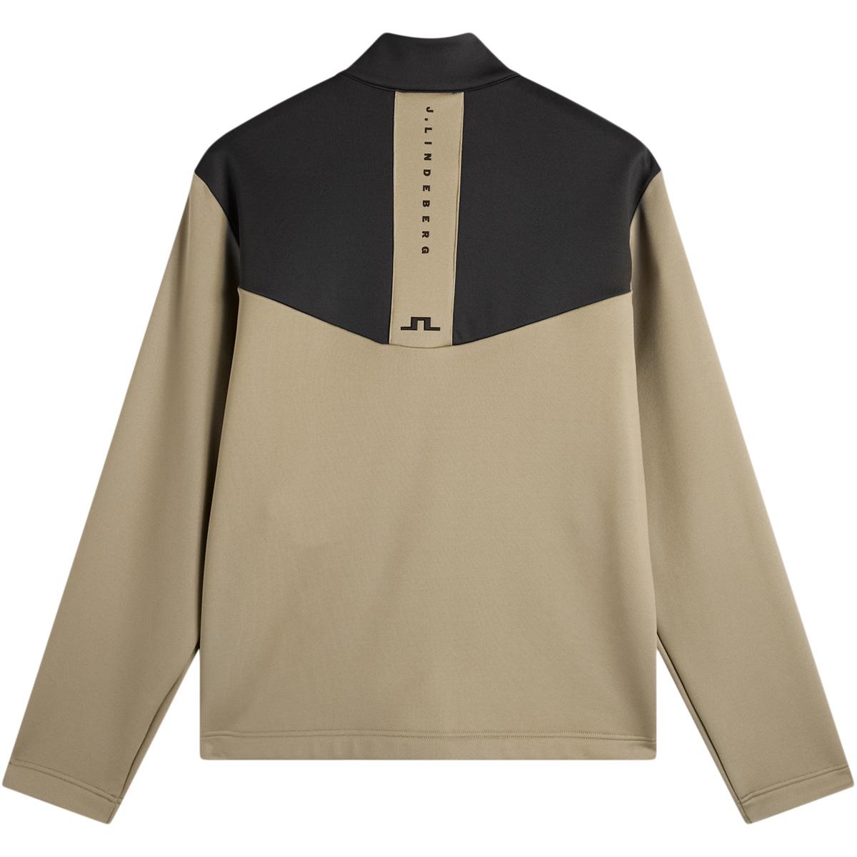 J.LINDEBERG Maclean Full Zip Midlayer Trøje Herre Brindle