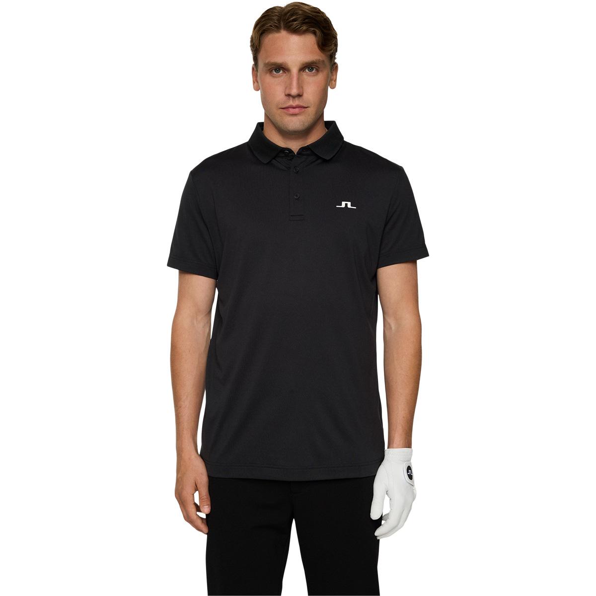 J.LINDEBERG Bridge Golf Polo T-shirt Herre Sort