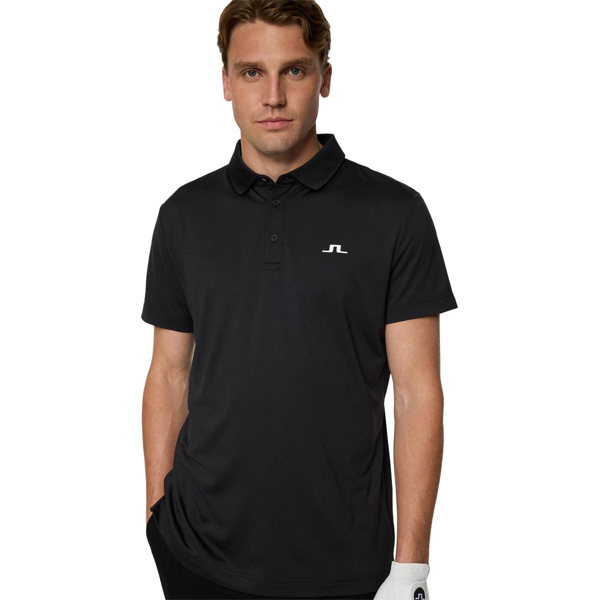 J.LINDEBERG Bridge Golf Polo T-shirt Herre Sort