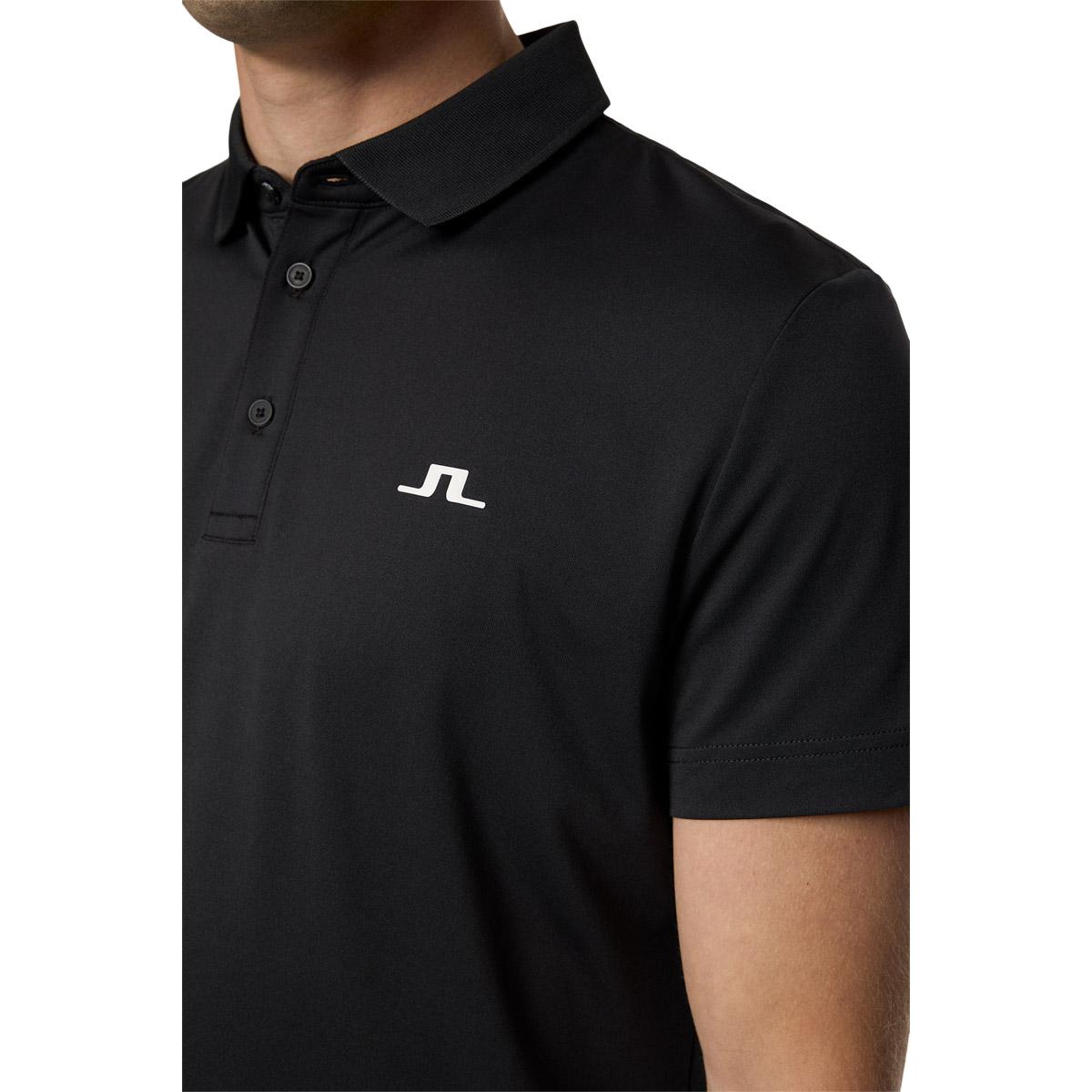 J.LINDEBERG Bridge Golf Polo T-shirt Herre Sort