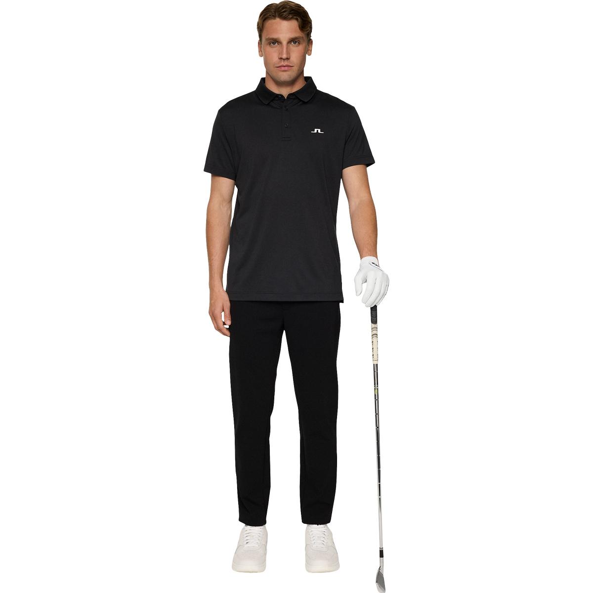 J.LINDEBERG Bridge Golf Polo T-shirt Herre Sort