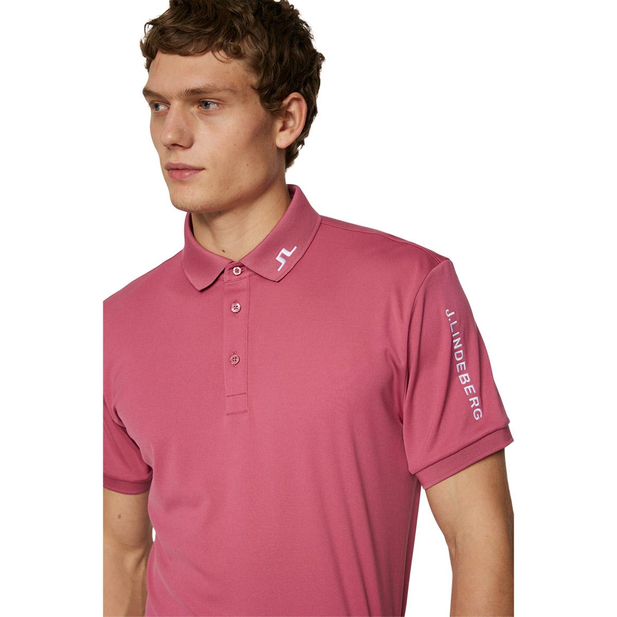 J.LINDEBERG Tour Tech Golf Polo T-shirt Herre Pink