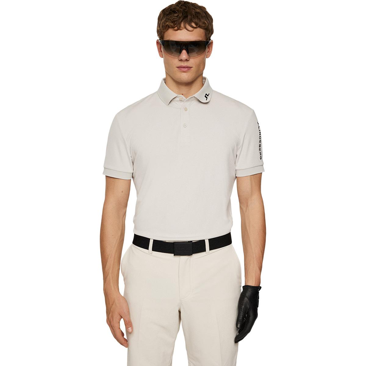 J.LINDEBERG Tour Tech Golf Polo T-shirt Herre Moonbeam