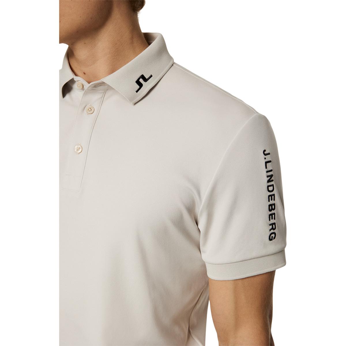 J.LINDEBERG Tour Tech Golf Polo T-shirt Herre Moonbeam