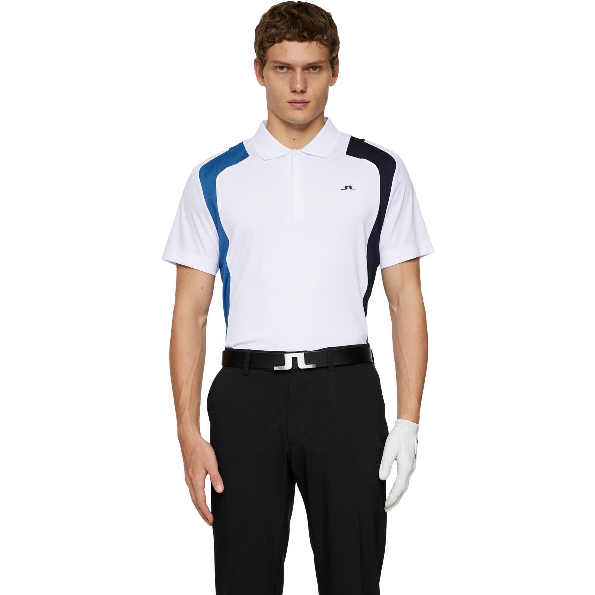J.LINDEBERG Legacy Golf Polo T-shirt Herre White/blue