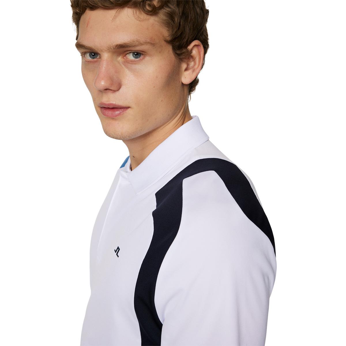 J.LINDEBERG Legacy Golf Polo T-shirt Herre White/blue
