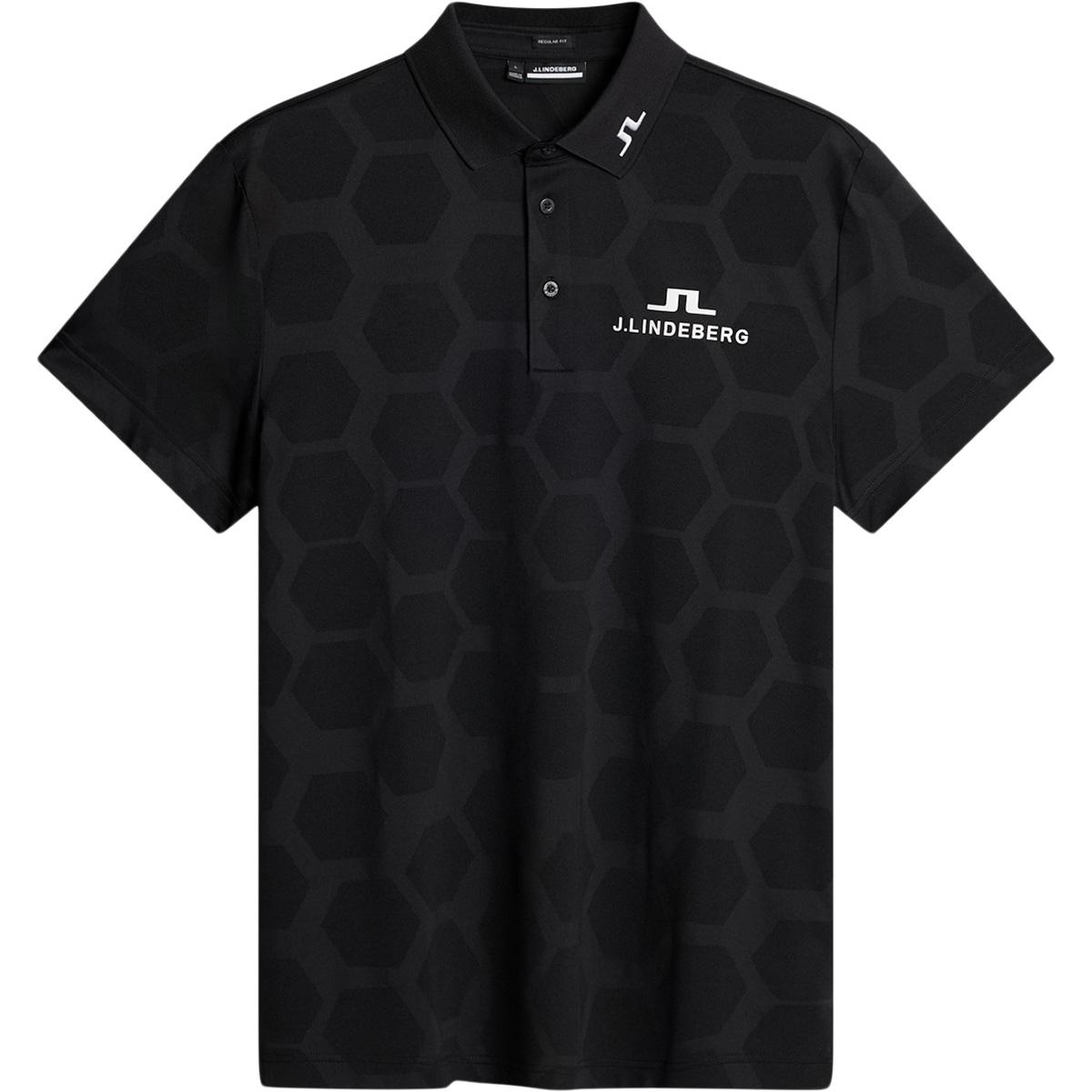 J.LINDEBERG KV Tour Mesh Golf Polo T-shirt Herre Black