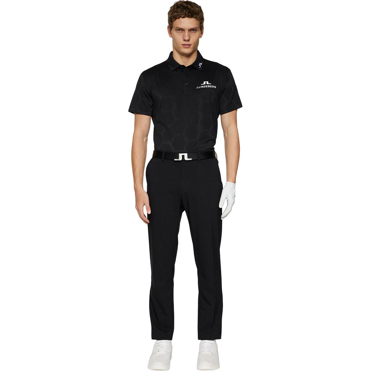 J.LINDEBERG KV Tour Mesh Golf Polo T-shirt Herre Black