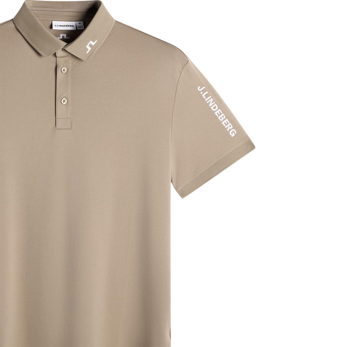 J.LINDEBERG Tour Tech Golf Polo T-shirt Herre Beige