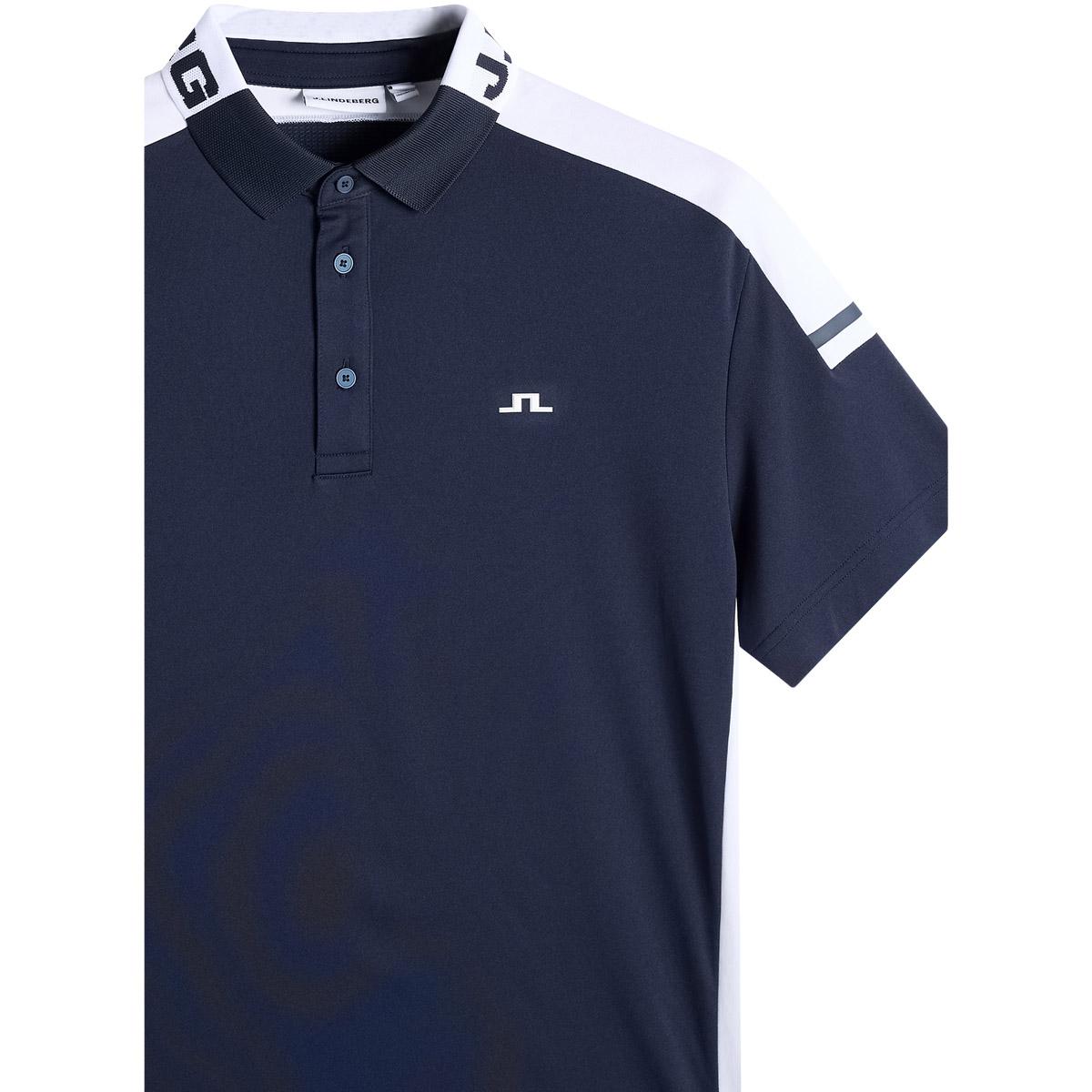 J.LINDEBERG Bo Golf Polo T-shirt Herre Navy/white