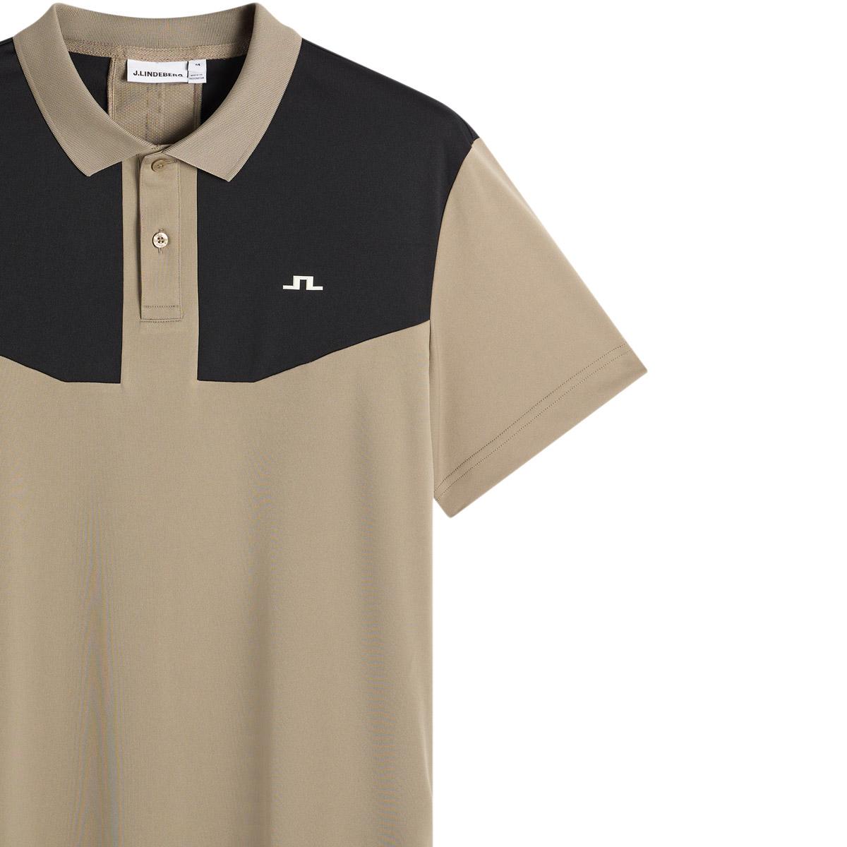 J.LINDEBERG Calex Golf Polo T-shirt Herre Black
