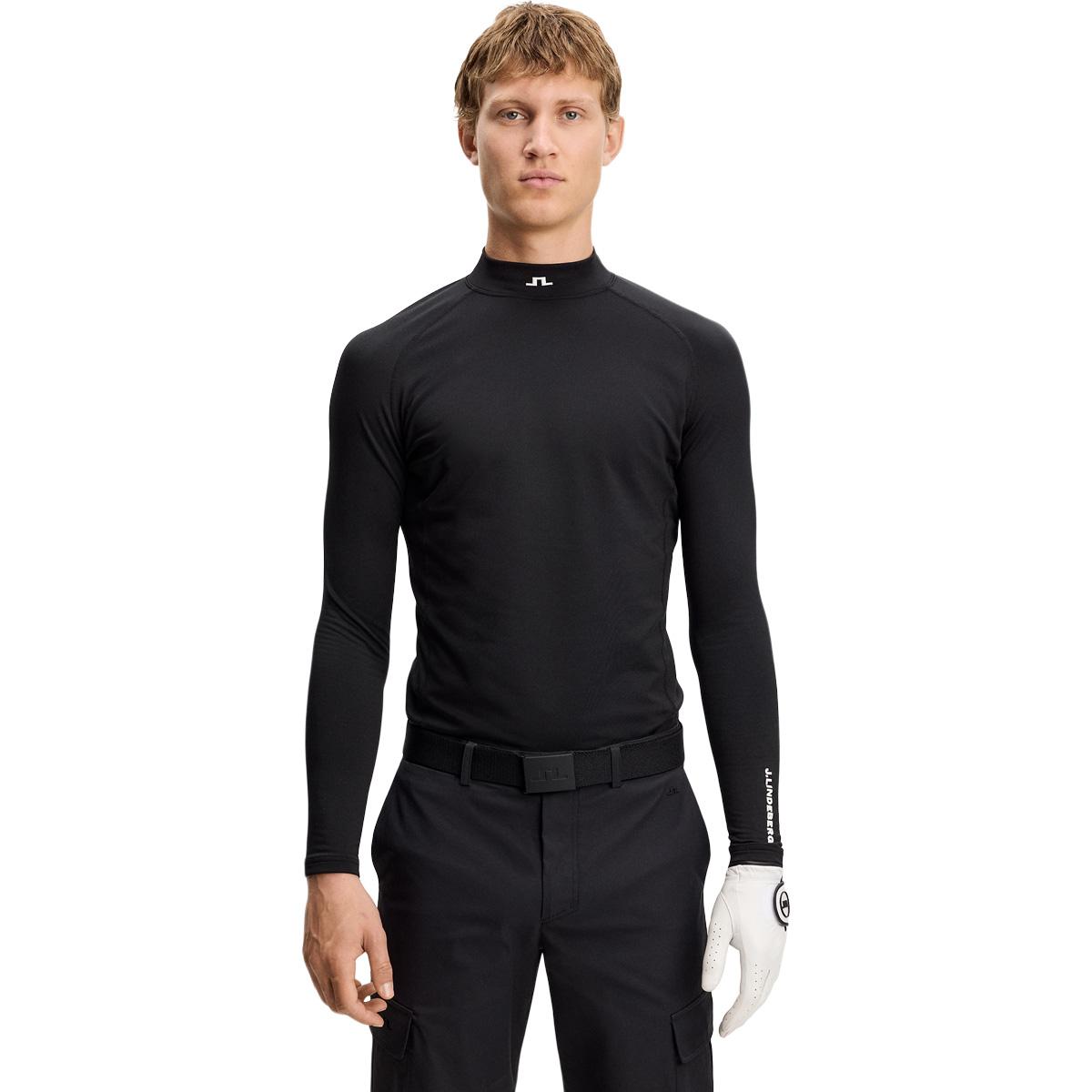 J.LINDEBERG Ello Brushed Golftrøje Herre Black