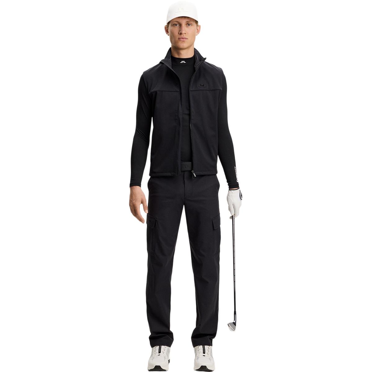 J.LINDEBERG Ello Brushed Golftrøje Herre Black