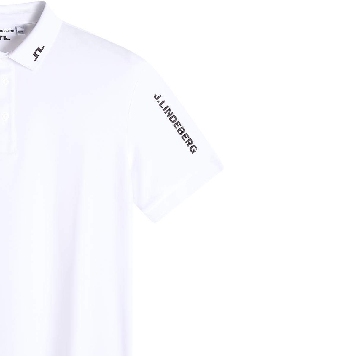 J.LINDEBERG Tour Tech Golf Polo T-shirt Herre White