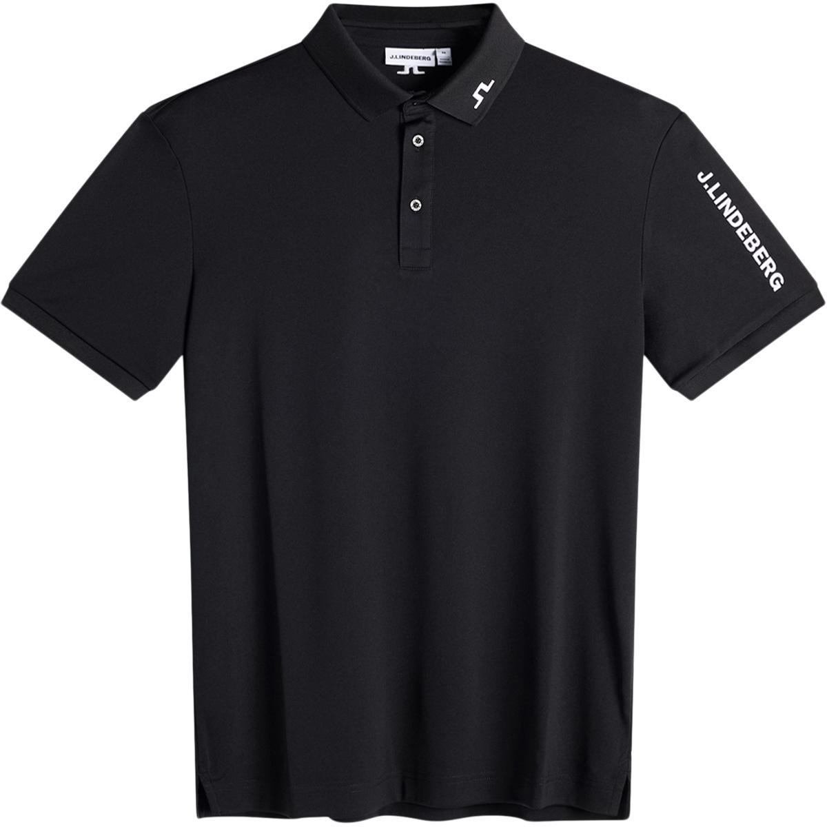 J.LINDEBERG Tour Tech Golf Polo T-shirt Herre Black