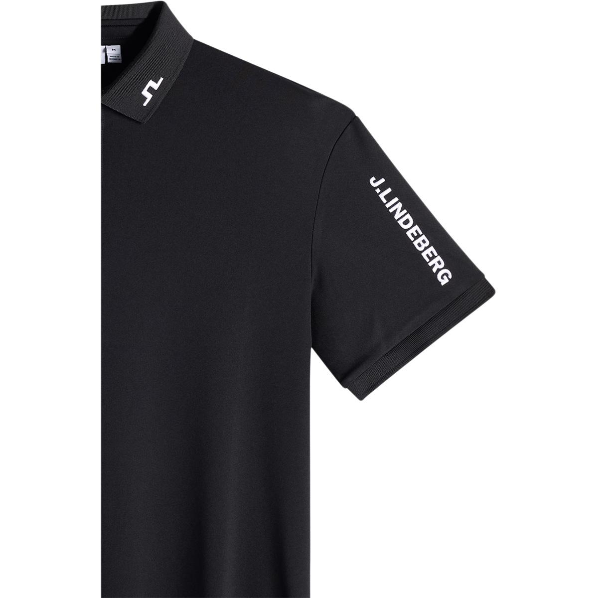 J.LINDEBERG Tour Tech Golf Polo T-shirt Herre Black