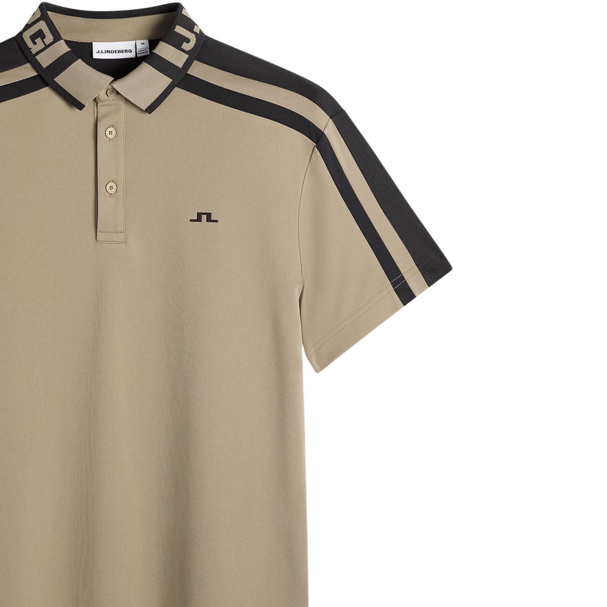 J.LINDEBERG Bozak Golf Polo T-shirt Herre Brindle