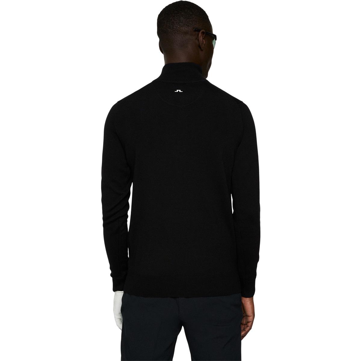 J.LINDEBERG Kian Half Zip Golftrøje Herre Black