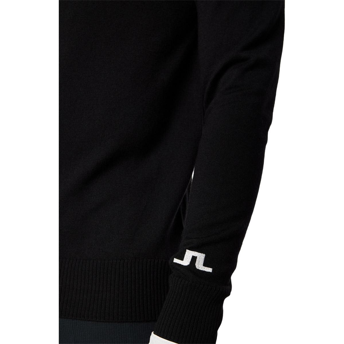 J.LINDEBERG Kian Half Zip Golftrøje Herre Black