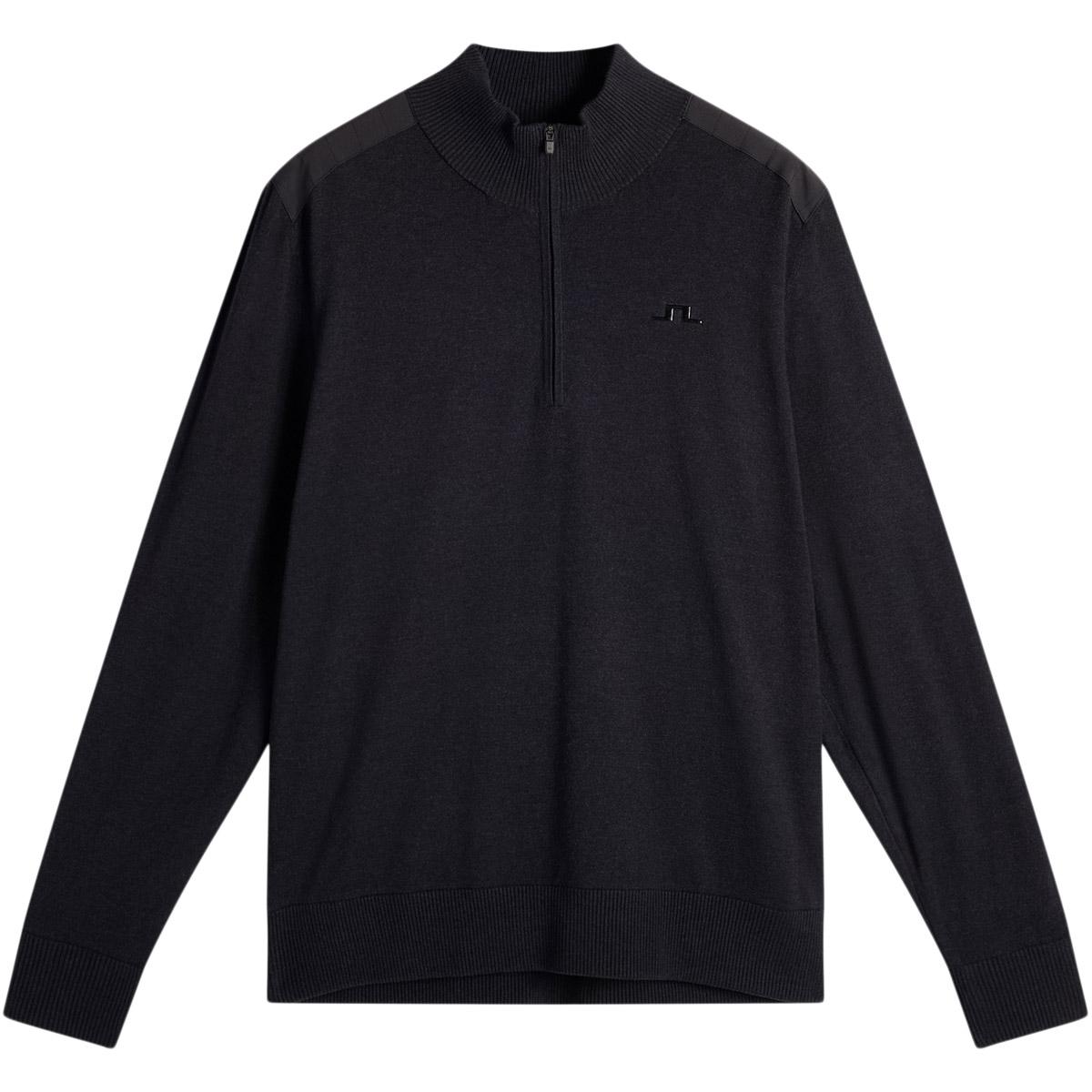 J.LINDEBERG Jeffrey Windbreaker Striktrøje Herre Black