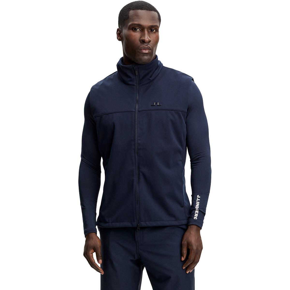 J.LINDEBERG Johnny Softshell Golfvest Herre JL Navy