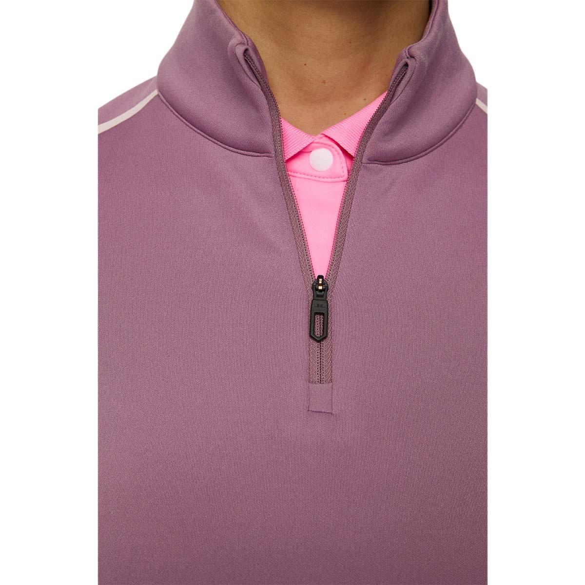 J.LINDEBERG Nefe Half Zip Golftrøje Dame Lilac