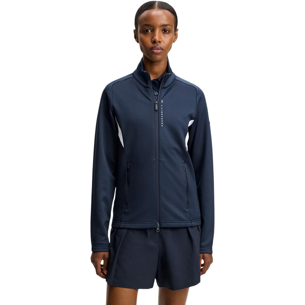 J.LINDEBERG Selena Full Zip Midlayer Trøje Dame JL Navy