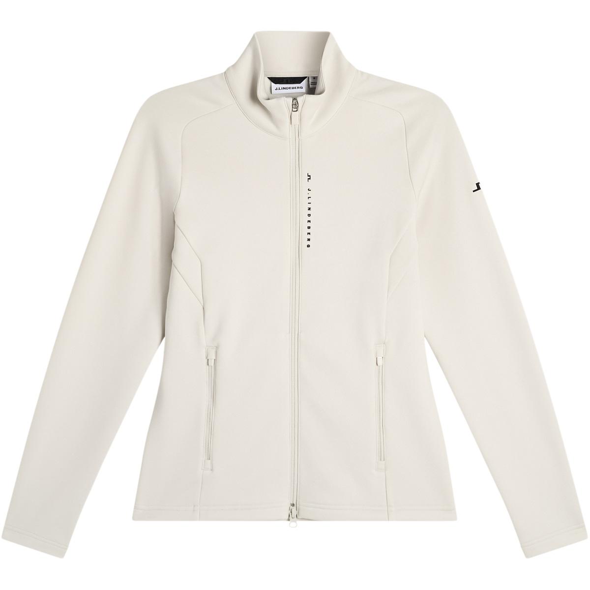 J.LINDEBERG Selena Full Zip Midlayer Trøje Dame Moonbeam