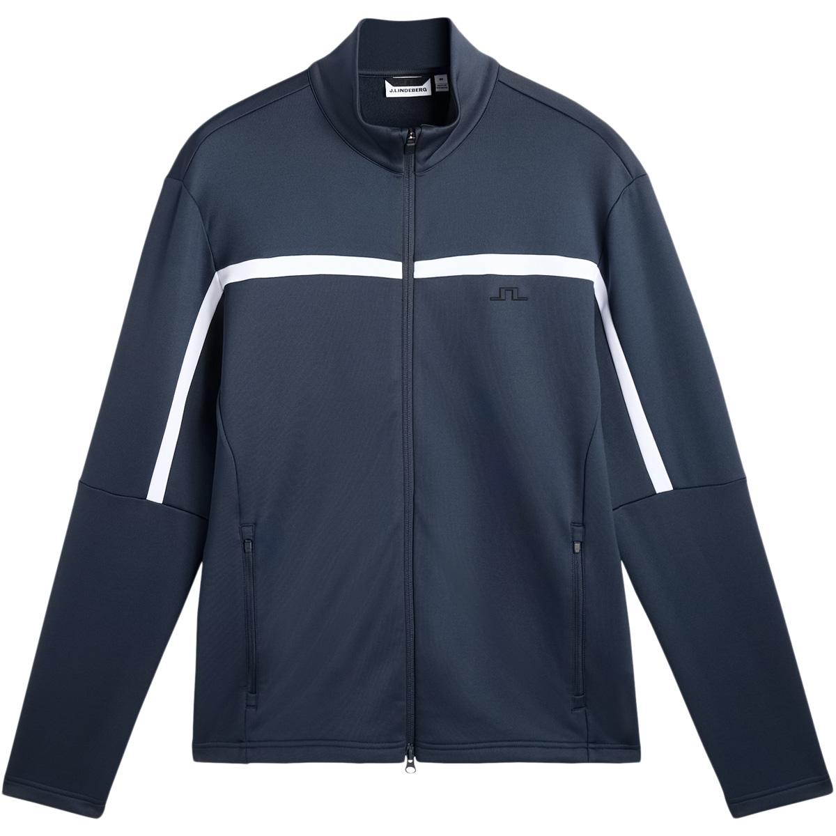 J.LINDEBERG Sharpe Full Zip Midlayer Trøje Herre JL Navy