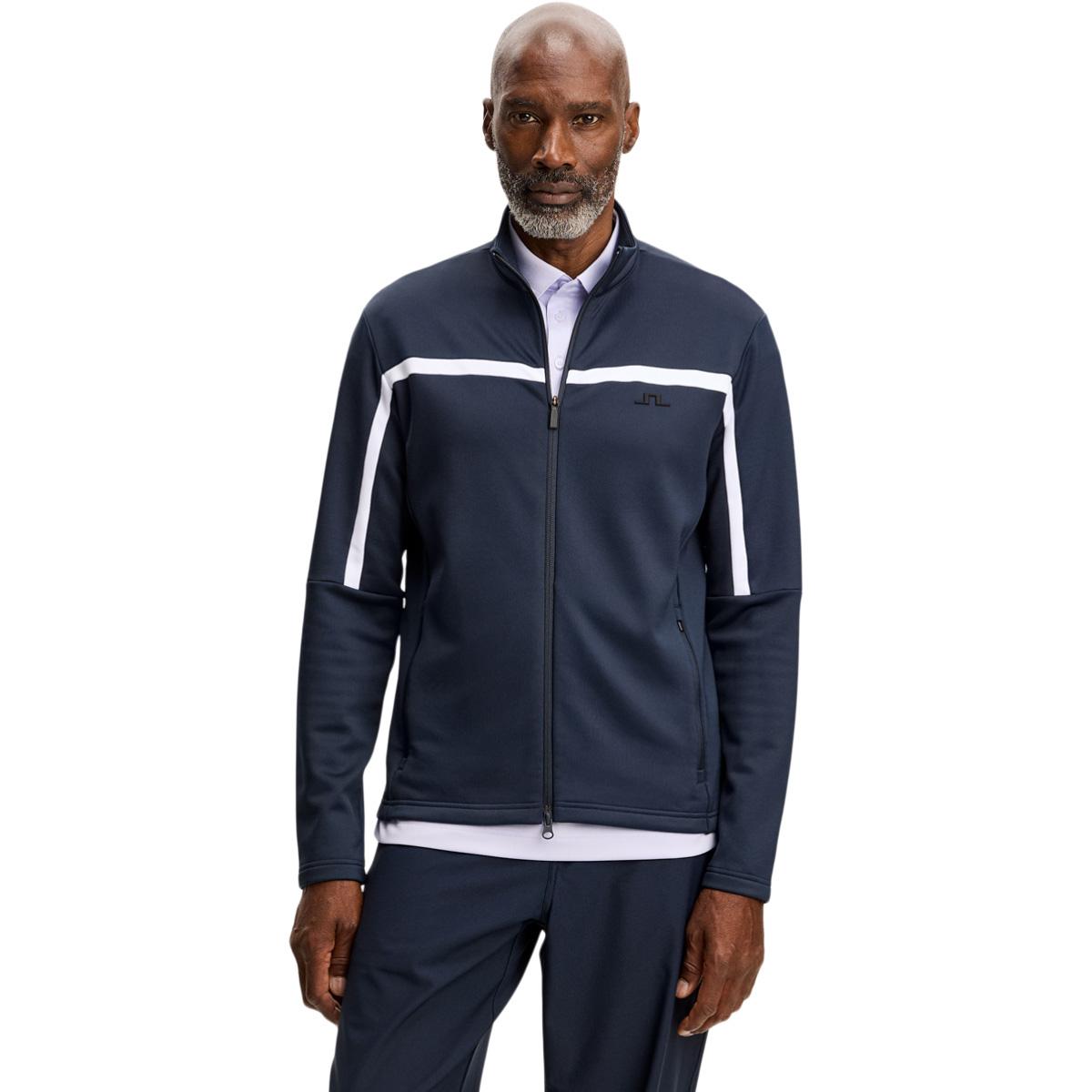 J.LINDEBERG Sharpe Full Zip Midlayer Trøje Herre JL Navy