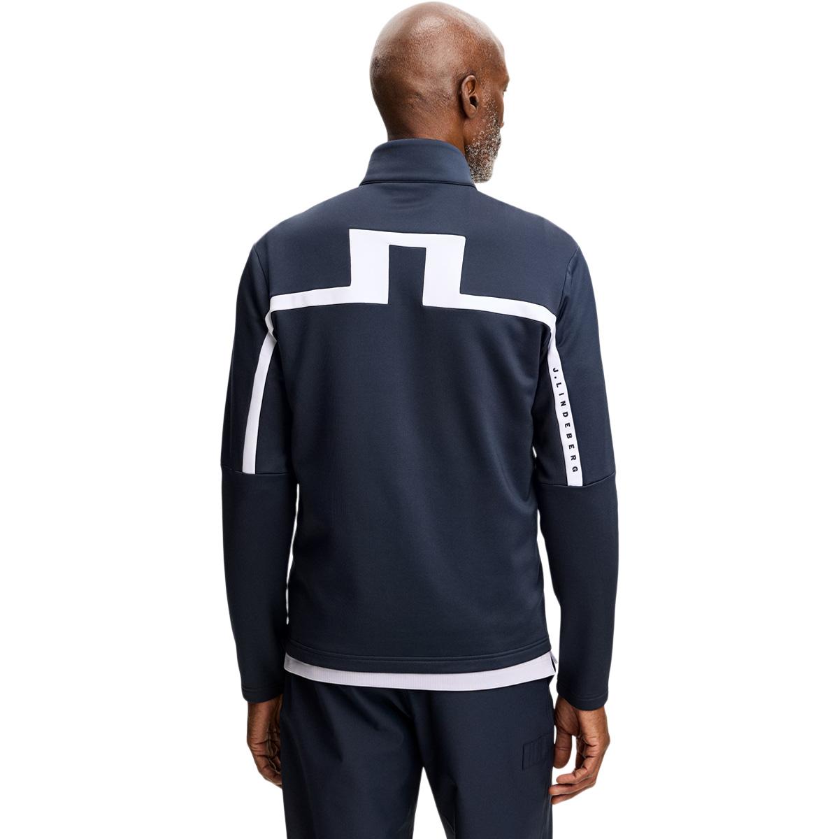 J.LINDEBERG Sharpe Full Zip Midlayer Trøje Herre JL Navy