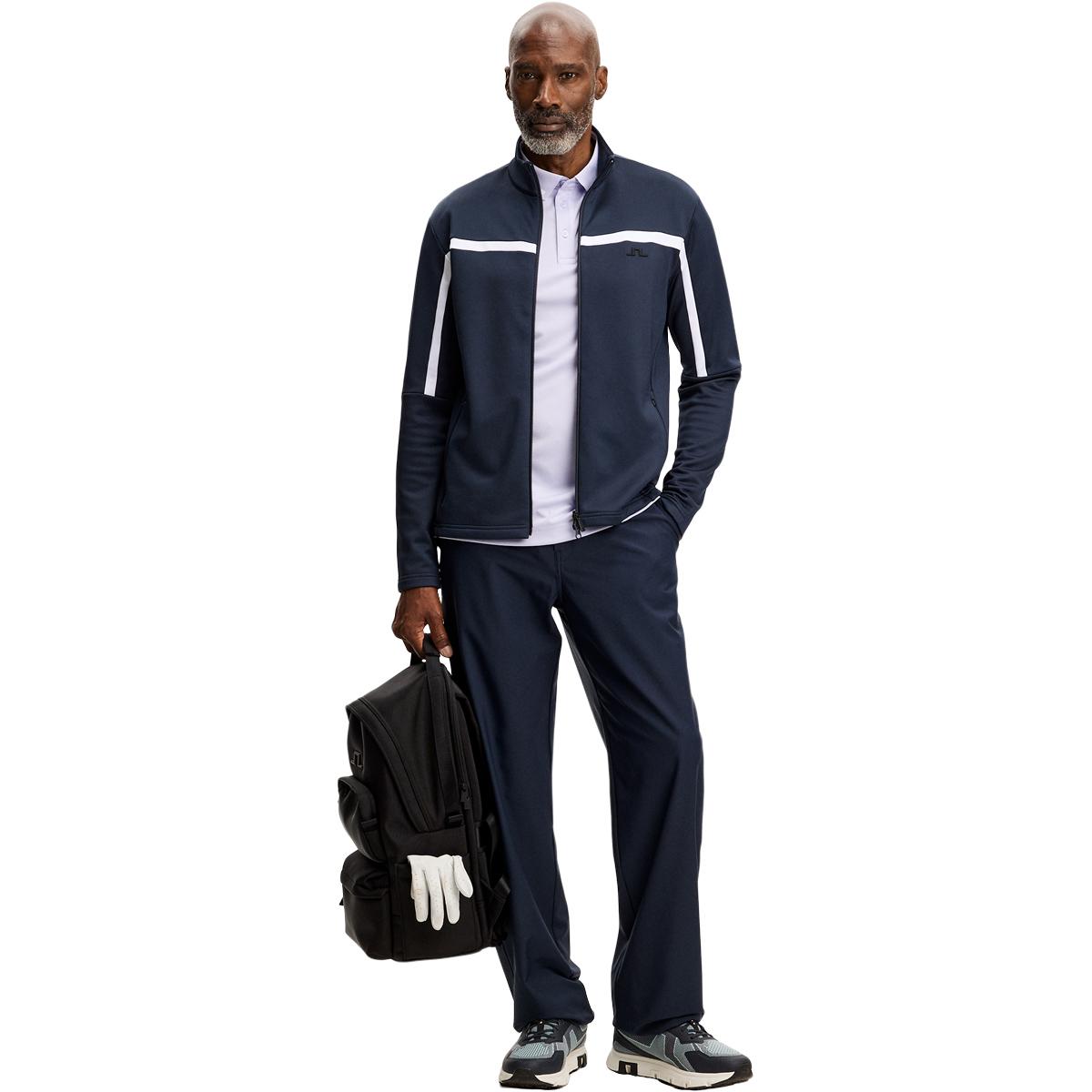J.LINDEBERG Sharpe Full Zip Midlayer Trøje Herre JL Navy