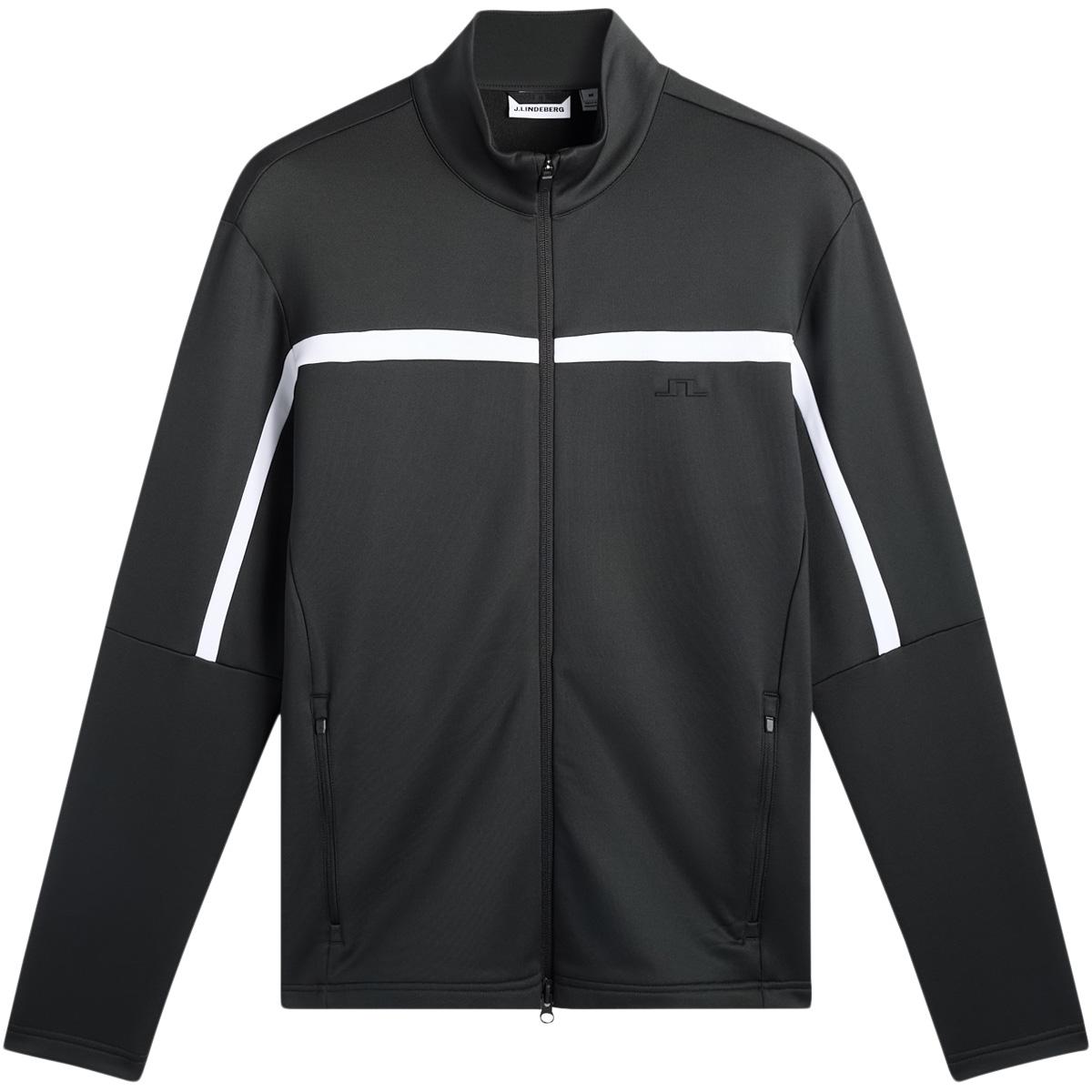 J.LINDEBERG Sharpe Full Zip Midlayer Trøje Herre Black