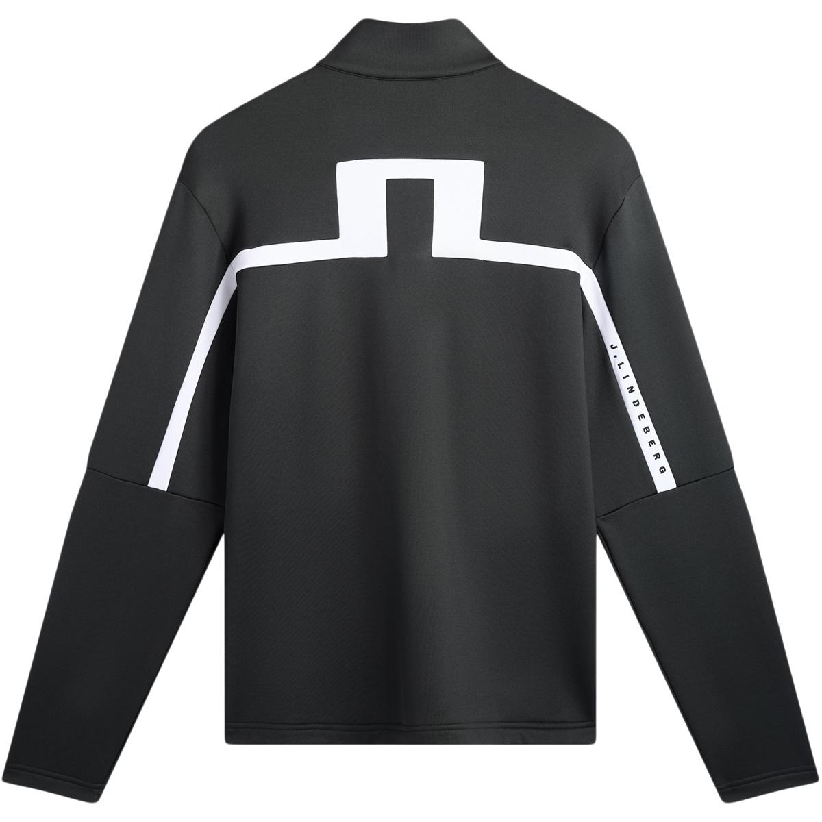 J.LINDEBERG Sharpe Full Zip Midlayer Trøje Herre Black
