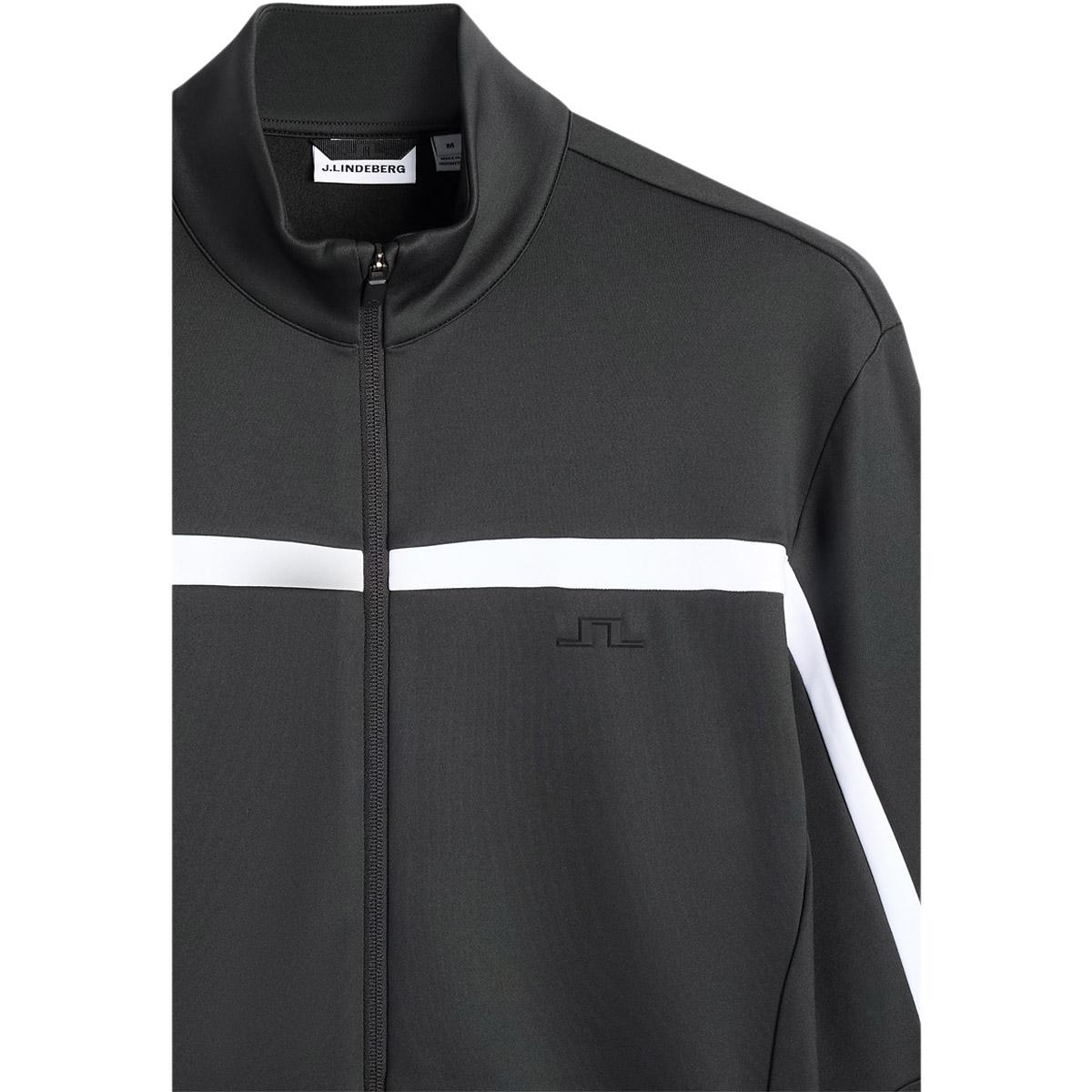 J.LINDEBERG Sharpe Full Zip Midlayer Trøje Herre Black
