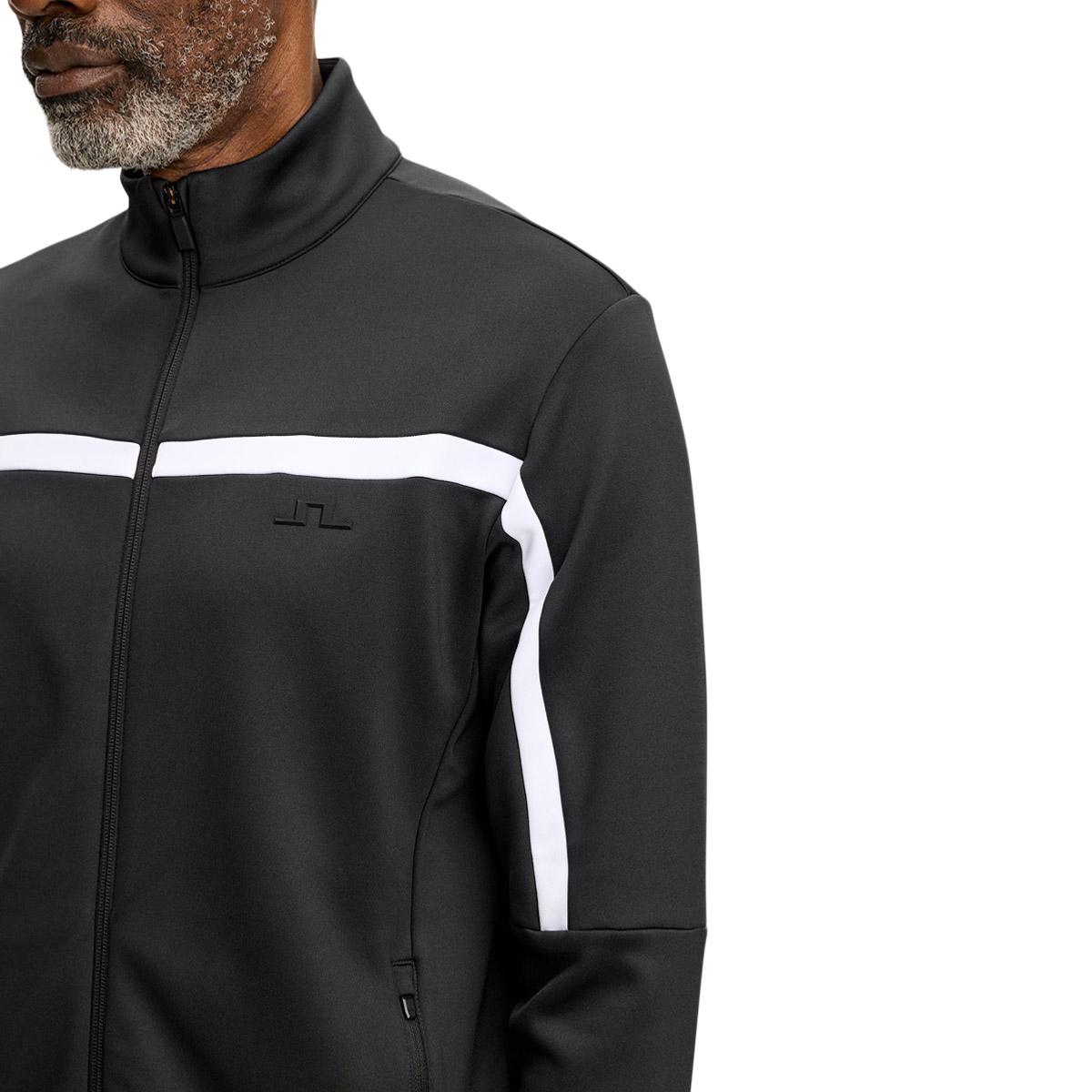 J.LINDEBERG Sharpe Full Zip Midlayer Trøje Herre Black
