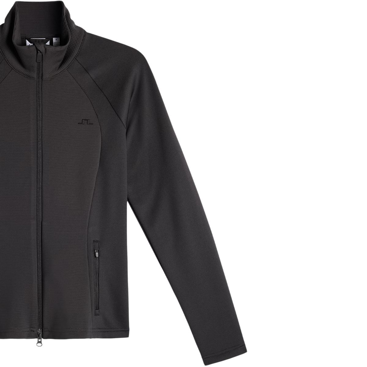 J.LINDEBERG Mireya Full Zip Midlayer Trøje Dame Black