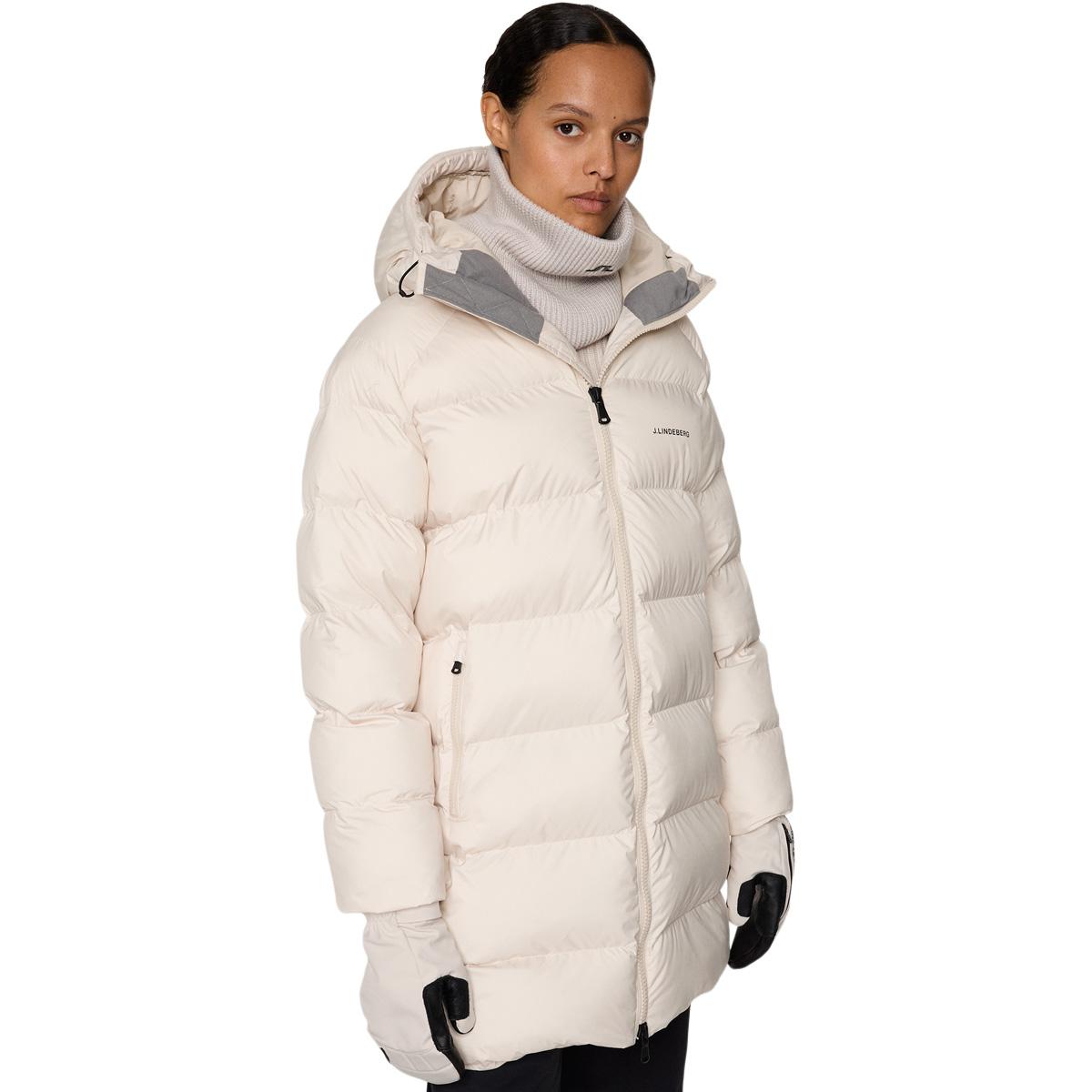 J.LINDEBERG Baryl Padded Parka Vinterjakke Dame Beige