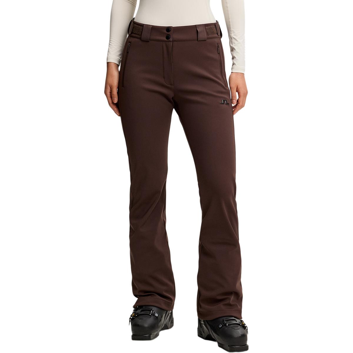 J.LINDEBERG Stanford Softshell Skibukser Dame Seal Brown