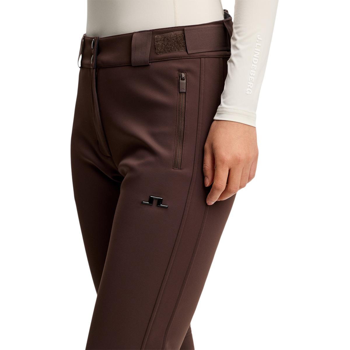 J.LINDEBERG Stanford Softshell Skibukser Dame Seal Brown