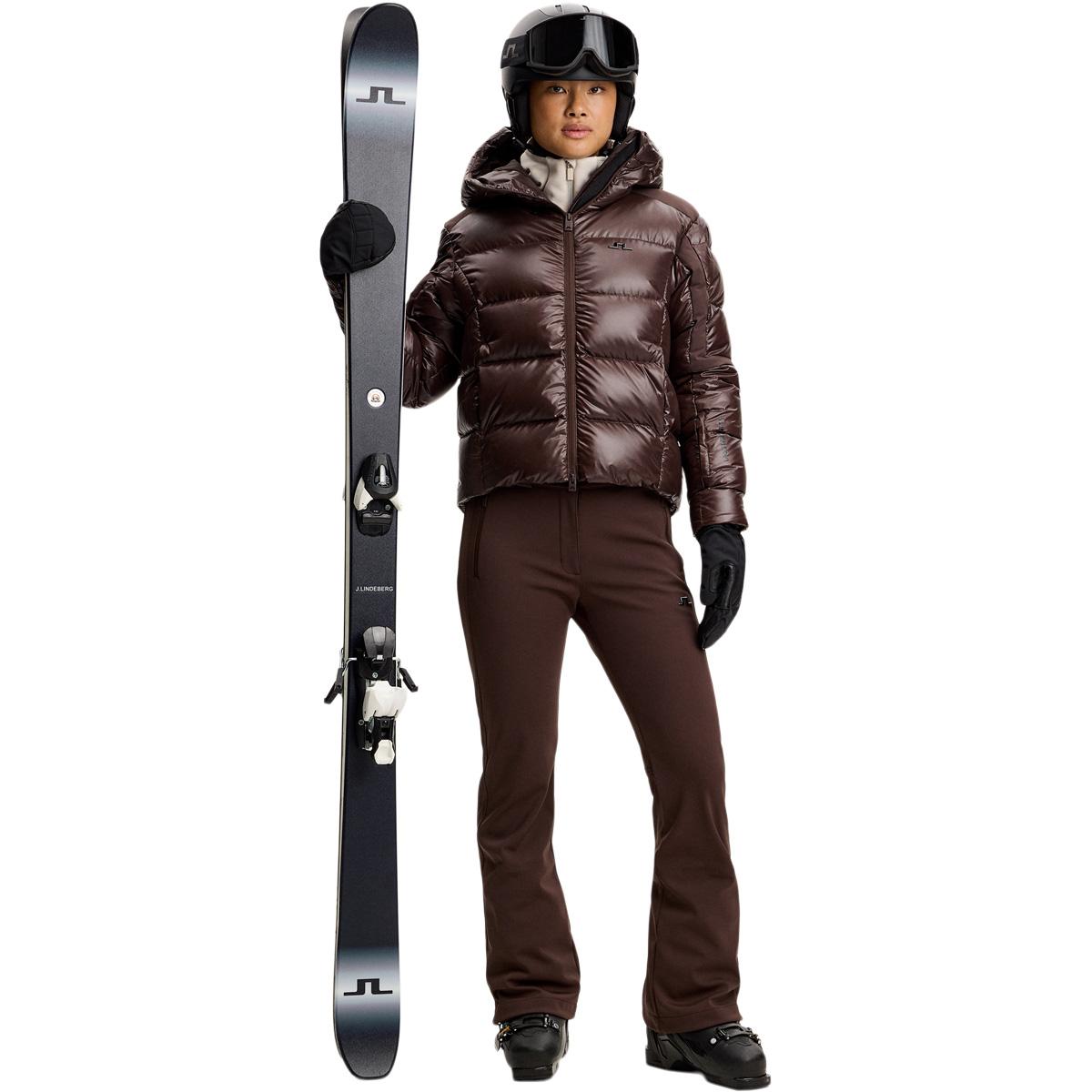 J.LINDEBERG Stanford Softshell Skibukser Dame Seal Brown