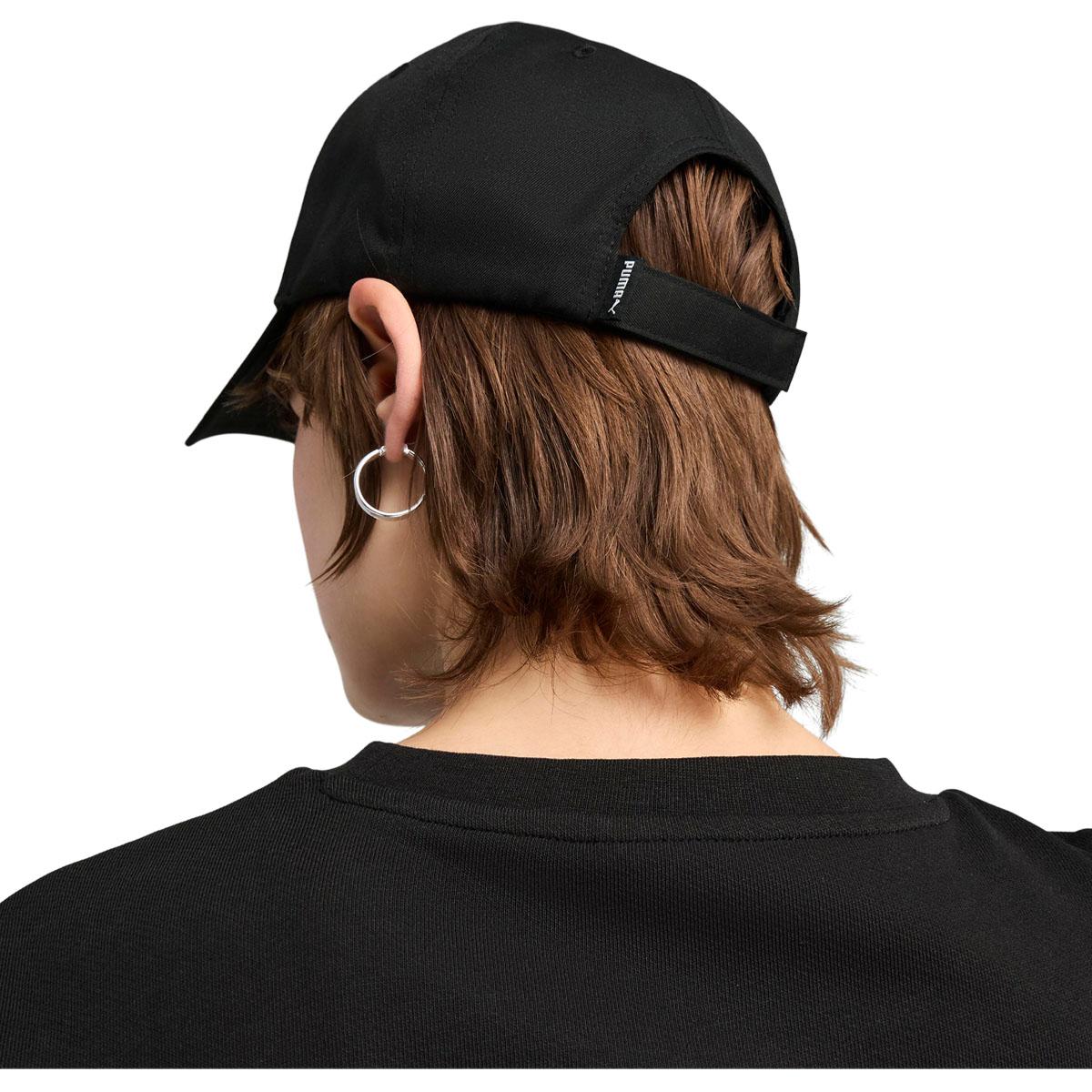 PUMA Essentials Metal Cat Baseball Velcro Cap PUMA Black