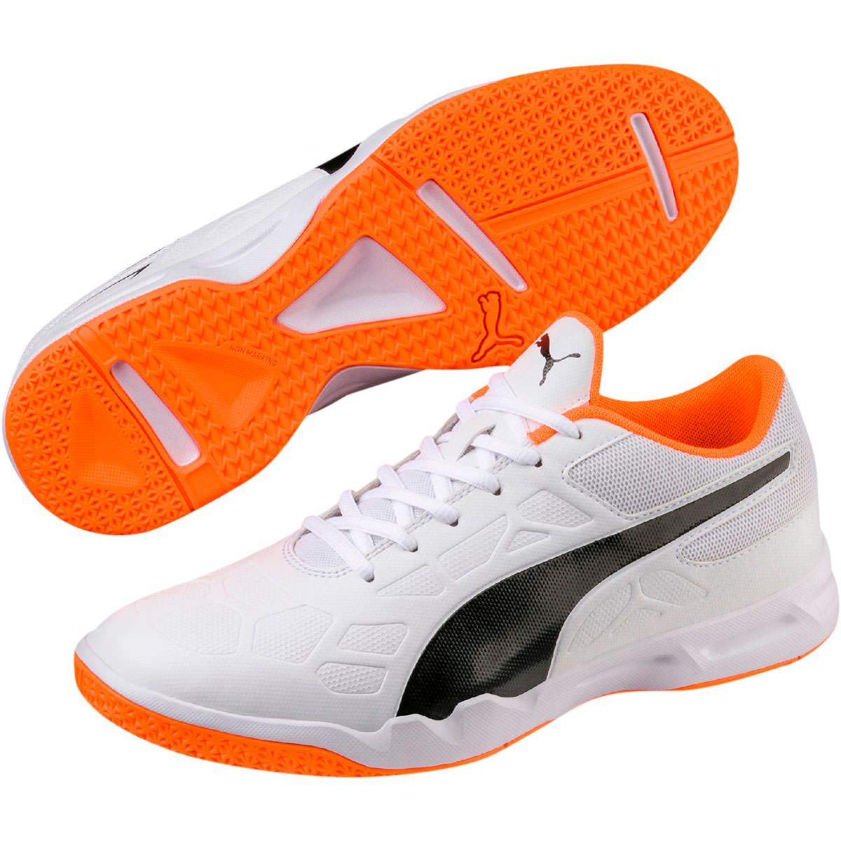 PUMA Tenaz Indendørssko Puma White-Puma Black-Shocking