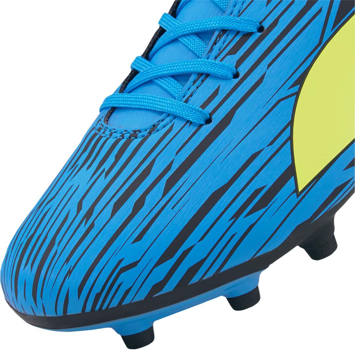 PUMA Rapido III FG/AG Fodboldstøvler Ocean Dive-Yellow Alert-Puma B