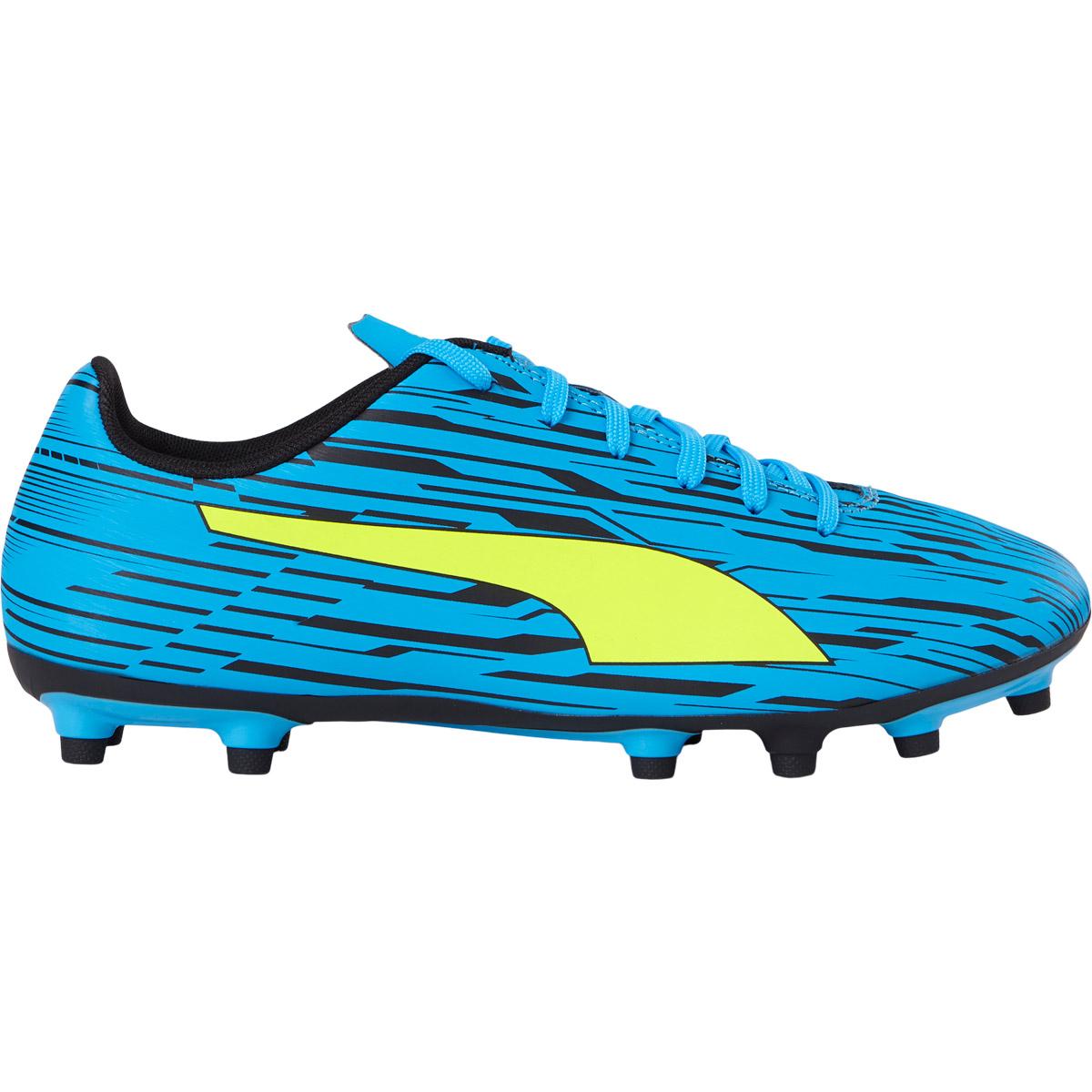 PUMA Rapido III FG/AG Fodboldstøvler Ocean Dive-Yellow Alert-Puma B
