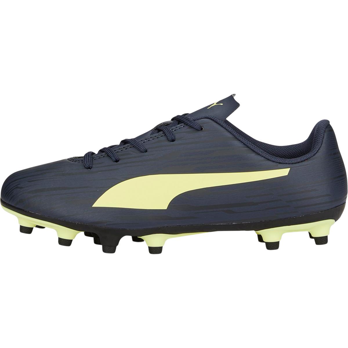 PUMA Rapido III FG/AG Fotballsko Barn Parisian Night-Fresh Yellow-Eb