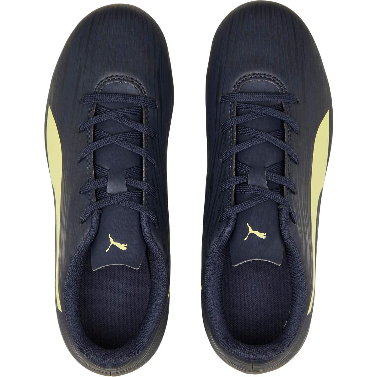 PUMA Rapido III FG/AG Fotballsko Barn Parisian Night-Fresh Yellow-Eb