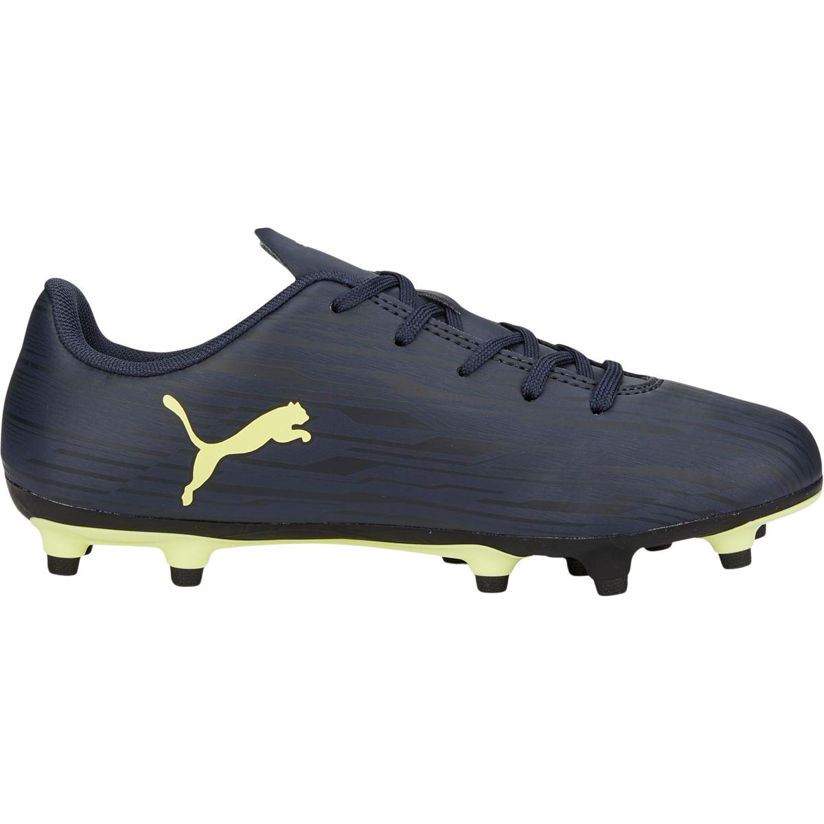PUMA Rapido III FG/AG Fotballsko Barn Parisian Night-Fresh Yellow-Eb